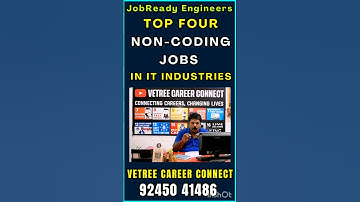 Top Non-Coding IT Jobs for Freshers | Your Path to Tech Success! 🌟 | YouTube Shorts #careerpath