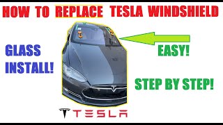 TESLA MODEL S WINDSHIELD INSTALL