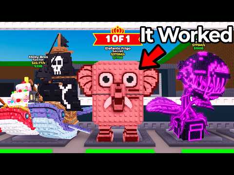 Upgrading SUBSCRIBERS Brainrots for 24 Hours!