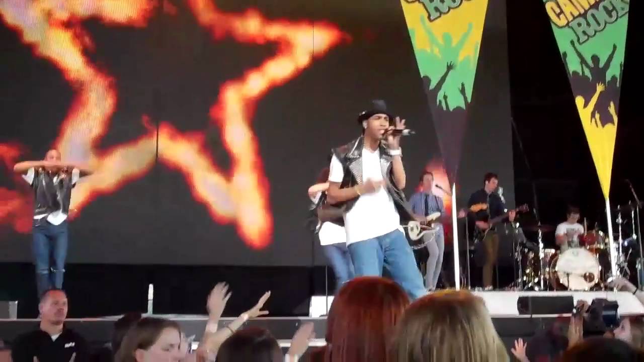 Fire- MDot and Cast of Camp Rock 2 Jonas Brothers VA Beach 8/29/10
