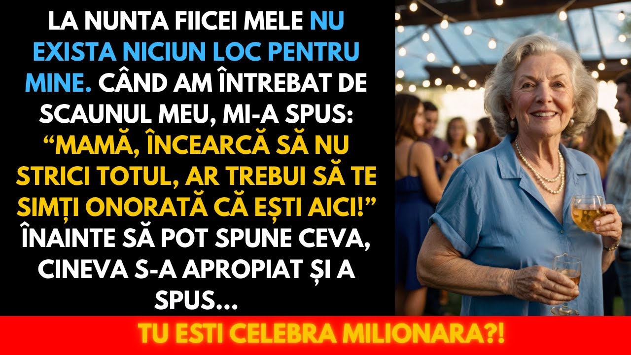 La nunta fiicei mele nu era niciun loc pentru mine — dar ce am făcut apoi a lăsat-o fără cuvinte