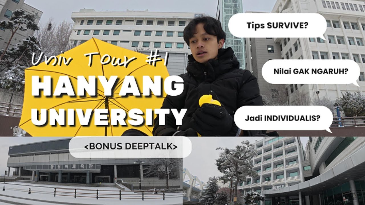 HANYANG UNIVERSITY ketika Bersalju! #KoreaUnivTour1