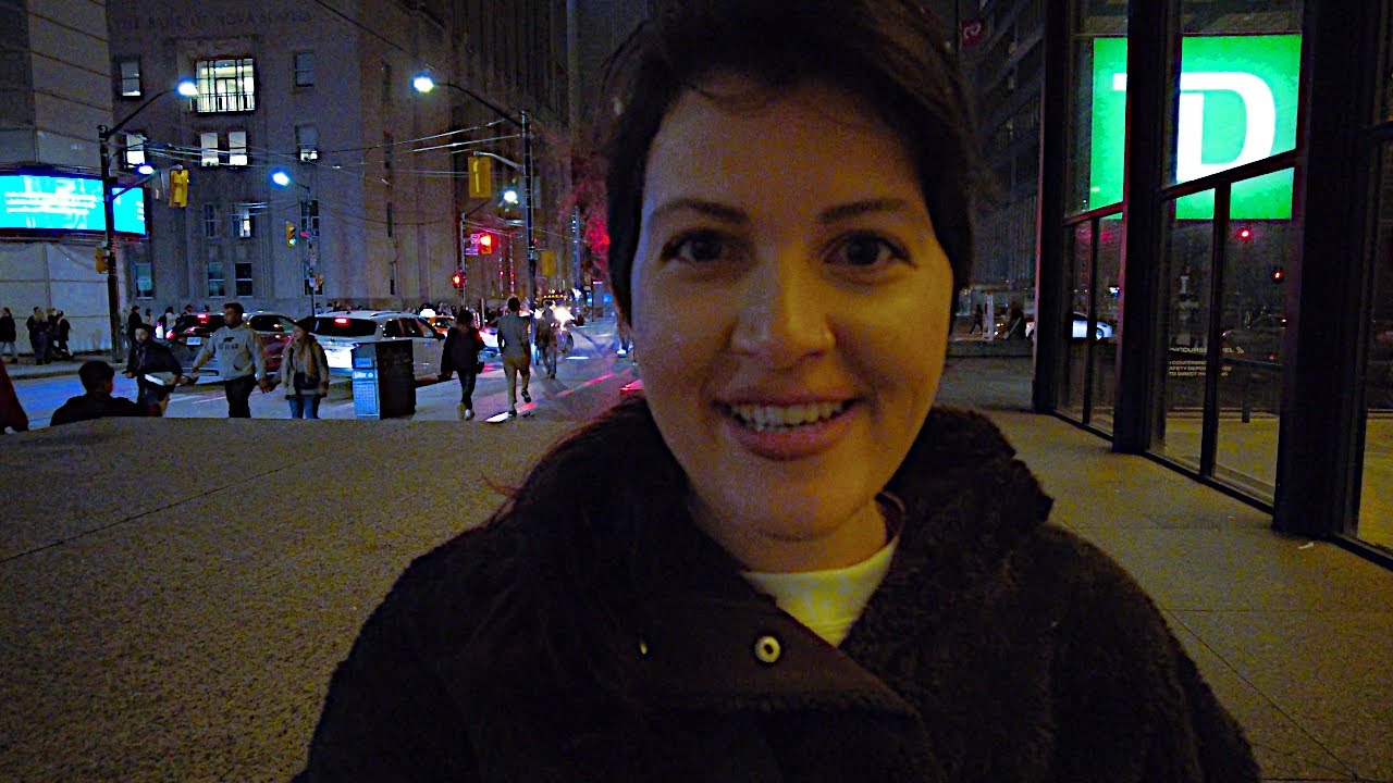 Toronto Walk | Busy Autumn Evening | Nuit Blanche | October 1st, 2022