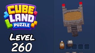 Cube Land Puzzle Level 260 Walkthrough