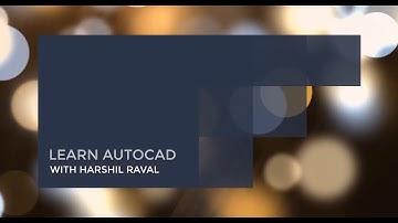 Line Command - 5 Methods to Draw Lines with AutoCAD in hindi  with harshil raval tutorials 3 .