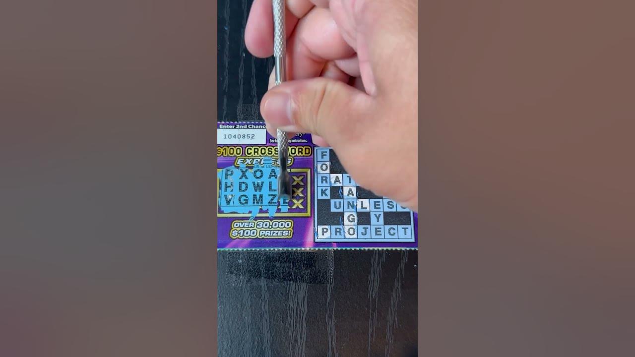 Crossword fun scratchers calottery itsalbert shorts california 