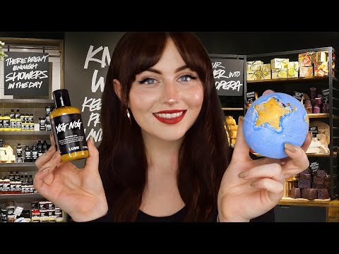 [ASMR] The Lush Store Roleplay - Fizzing Bath Bombs and Dicing Soap