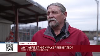 Why were Tulsa’s highways not pretreated ahead of black ice event?
