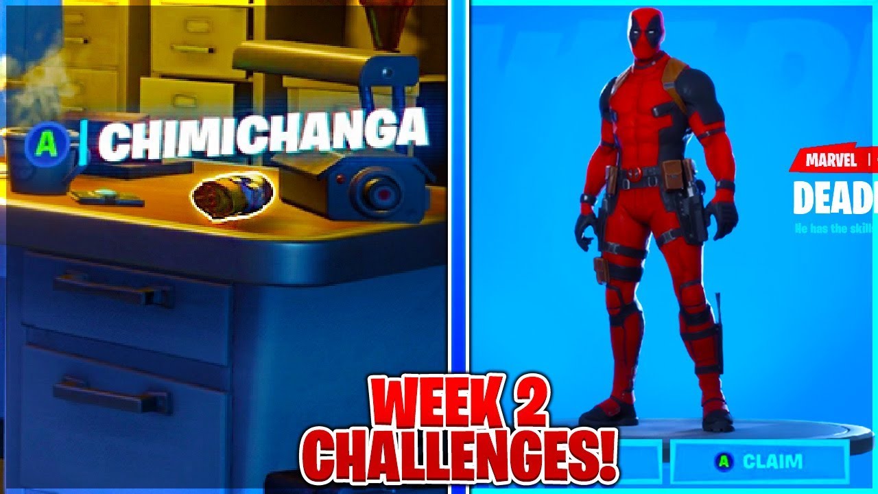 Find Deadpool's Chimichangas Around HQ - ALL 3 DEADPOOL CHIMICHANGA  LOCATIONS (Deadpool Challenges) 