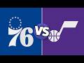 Philadelphia 76ers vs Utah Jazz NBA Live Play By Play Scoreboard 3/21/26