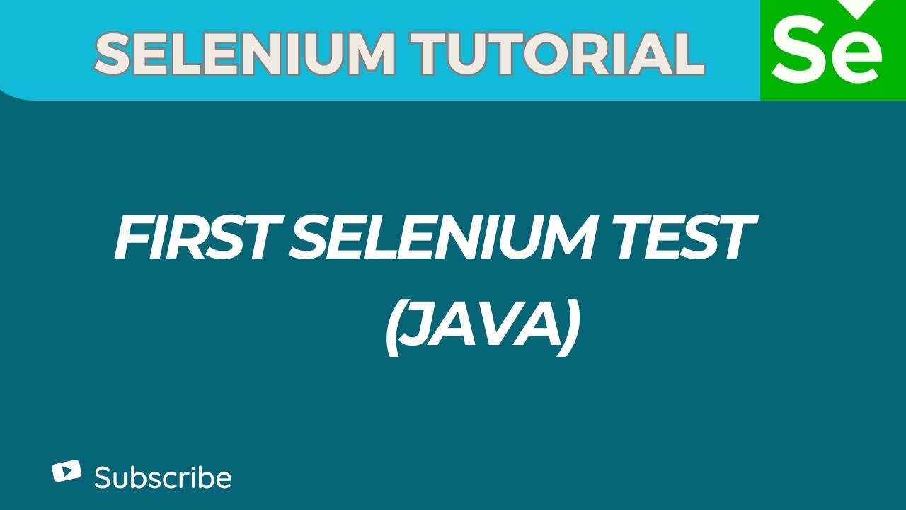 Selenium WebDriver Tutorial: Create Your First Basic Test (Step-by-Step ...