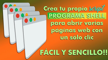 SHELL (Script de Windows) Abre varias páginas web con un sólo clic!!!