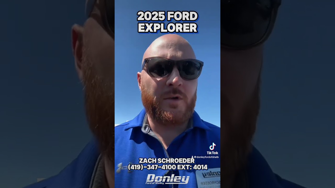 Are you in the market for a SHARP-looking SUV? Check out Ford’s newly redesigned 2025 Ford Explorer!
