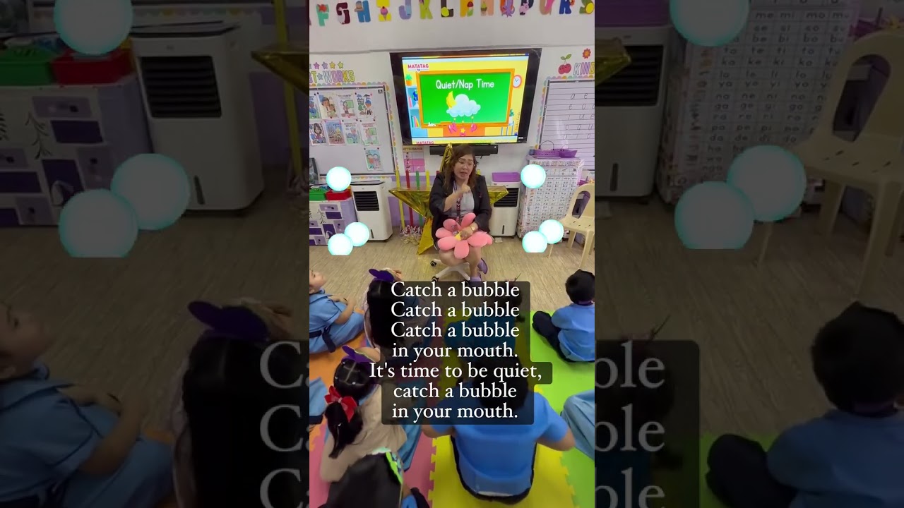 Catch a Bubble | Quiet Song | Kindergarten Transition Songs
