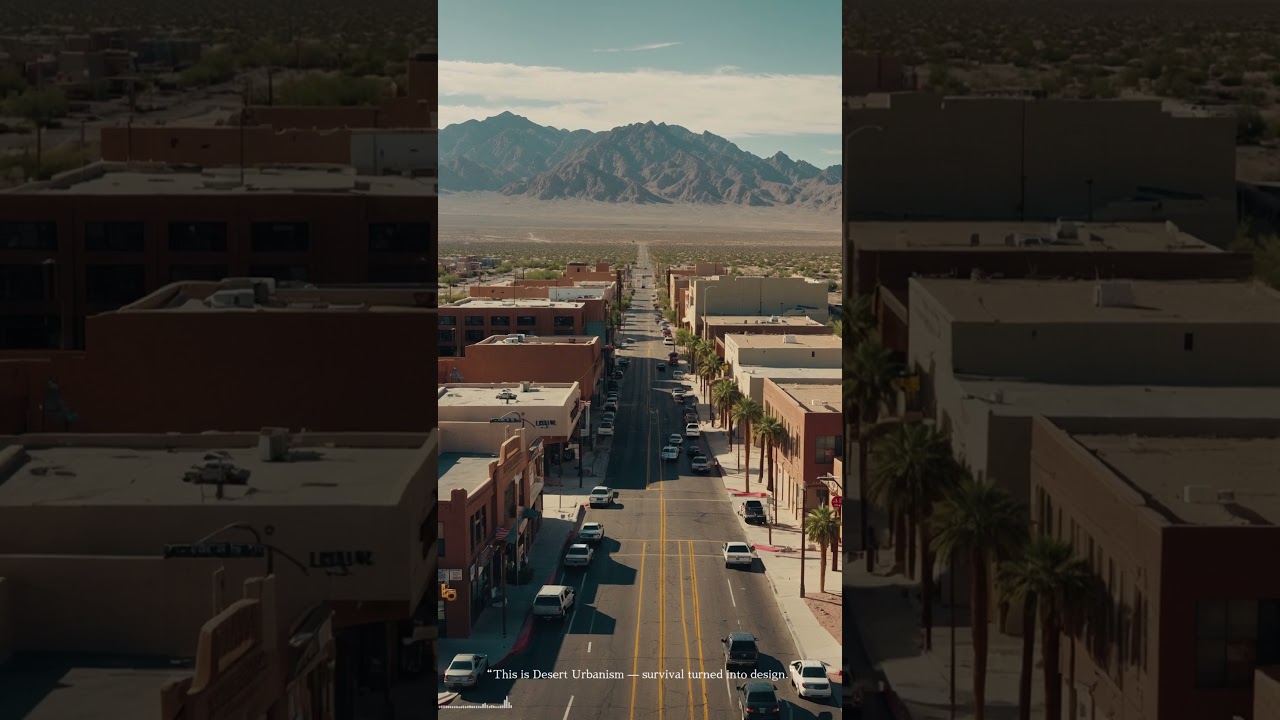 "Desert Urbanism | Modern Streets in Timeless Landscapes"