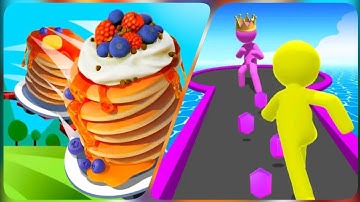 PanCake Run 🥞| Giant Rush - All Levels Gameplay Android, ios - NEW APK UPDATE