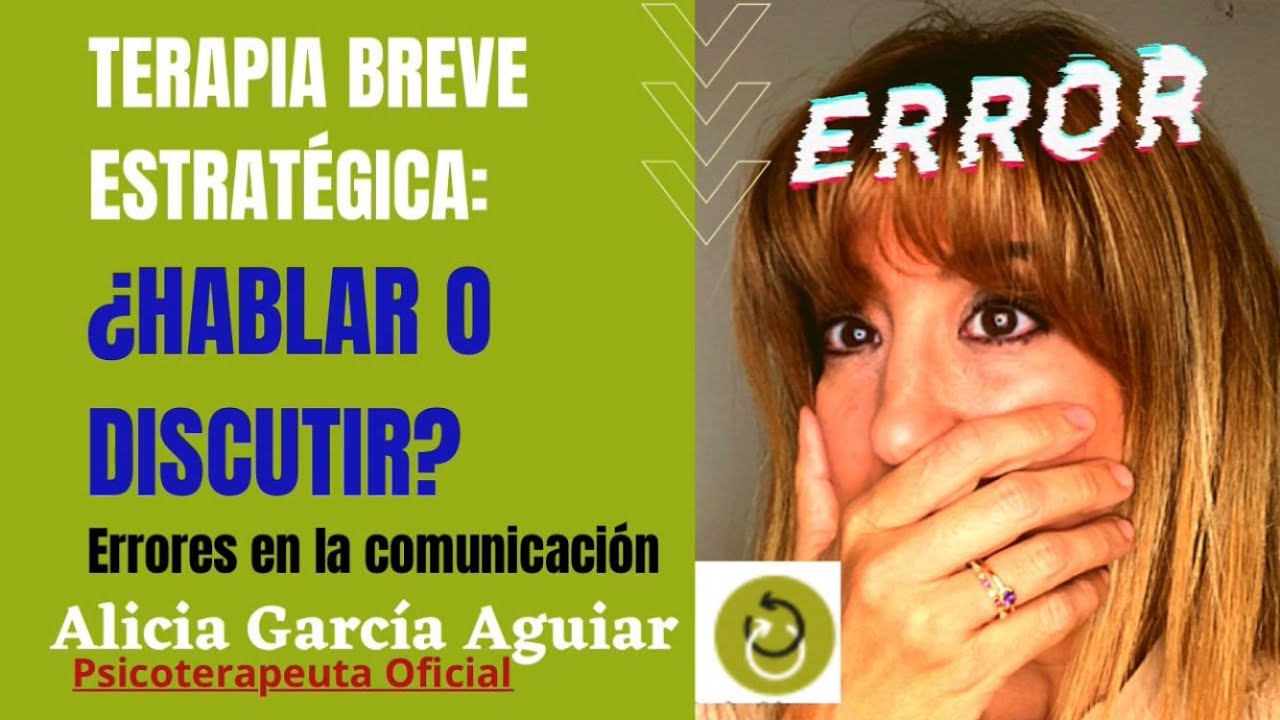 Errores de comunicación en la pareja - Alicia García Psicóloga