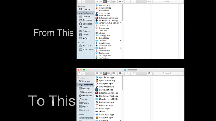 Mac OS X Tip - Bigger Finder Font