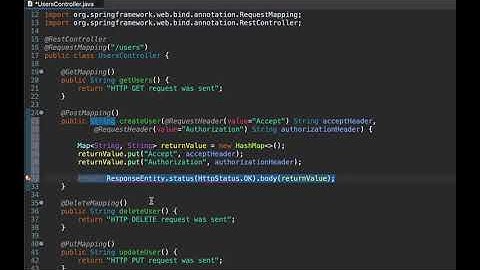 Reading HTTP Headers in Spring Boot RESTful Web Service