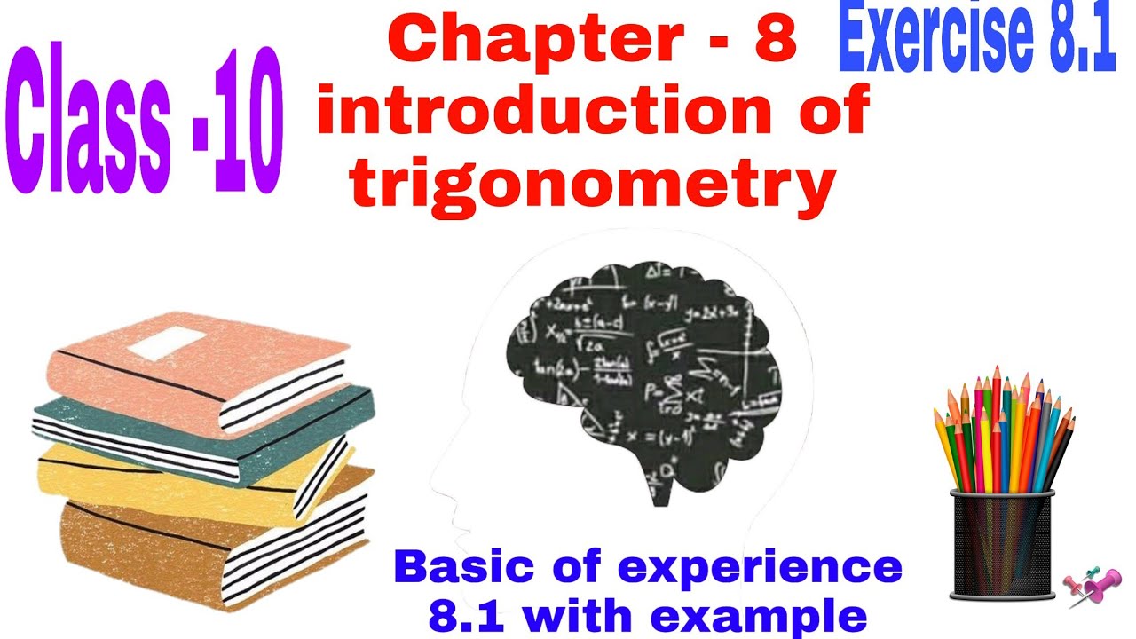 Chapter 8 TRIGONOMETRY exercise 8.1 basic with example in English - YouTube