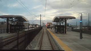 RTD's R Line Northbound from the Florida Station to the 13th Ave Station