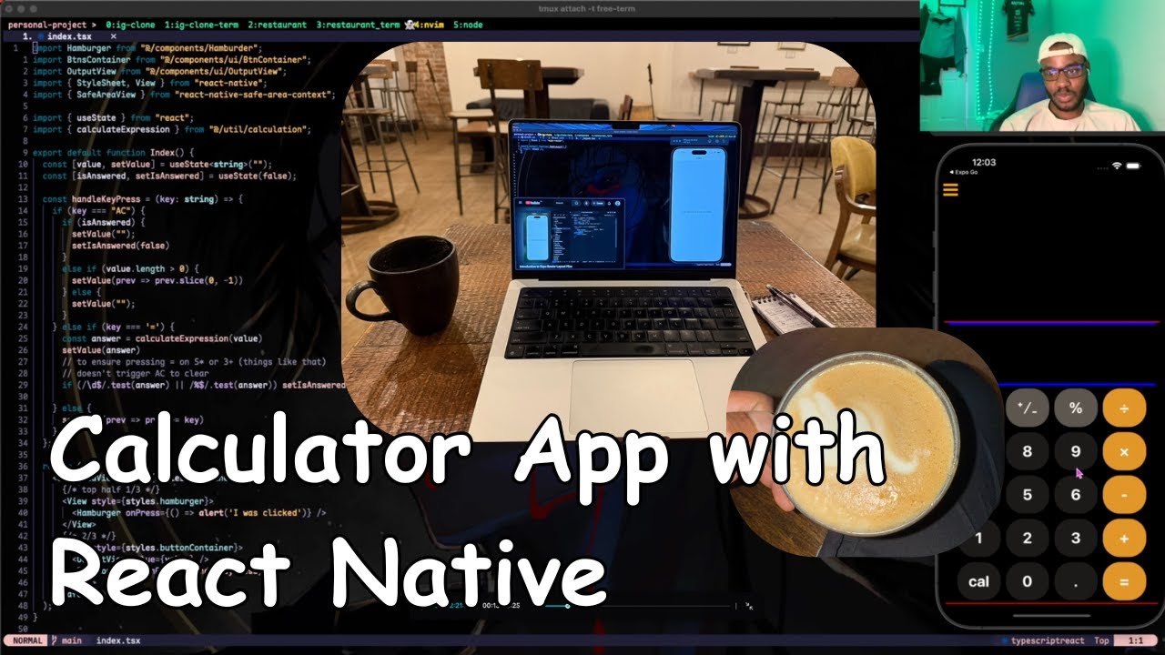 Calculator App with React Native - YouTube