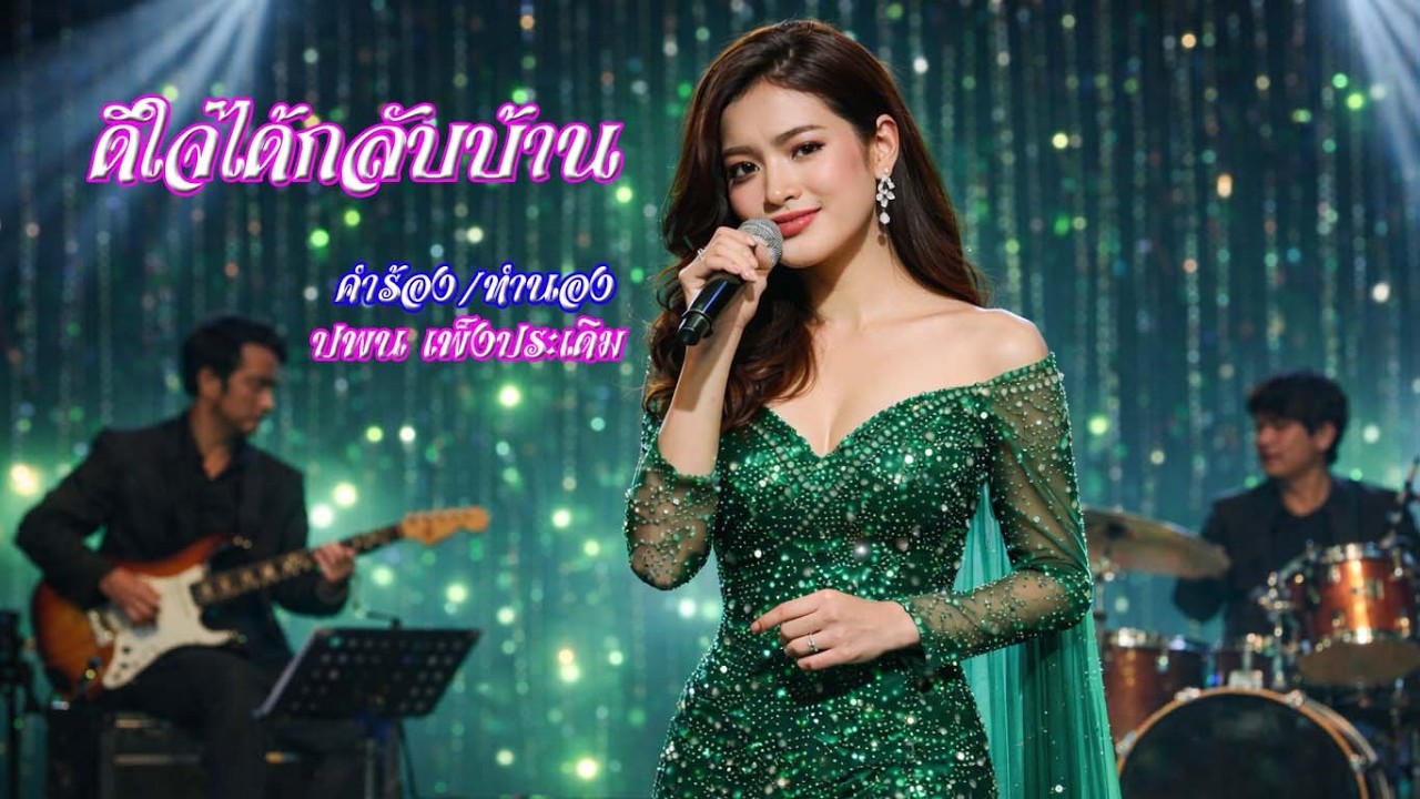 ดีใจได้กลับบ้านนา  คำร้อง/ทำนอง ปพน  เพ็งประเดิม