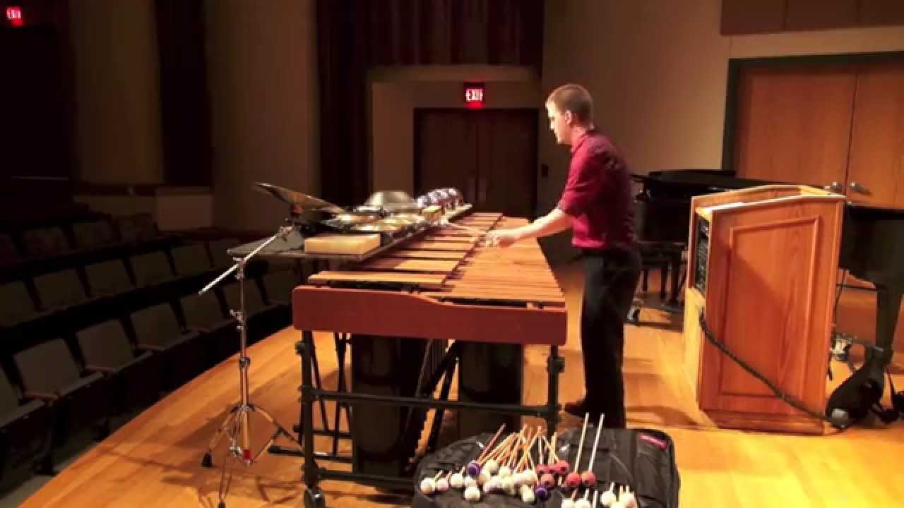 "One Study" for marimba, junkpercussion and tape by John Psathas YouTube