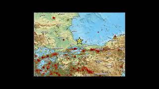 Karadeniz'de olan 3.7'lik Deprem 23 Nisan Silivri Kumburgaz Depreminin Artçısıdır