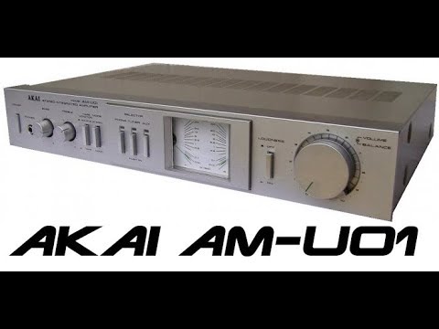 Vintage AKAI AM U01 AMPLIFIER Repair Help Part 1 - YouTube