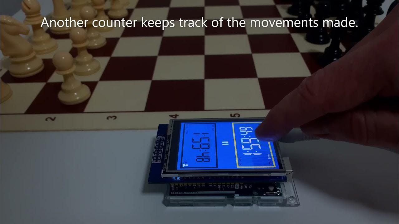 Arduino UNO TFT LCD Chess Clock - YouTube