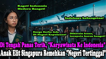 Dikira Tertinggal, Siswa Singapura Syok Lihat Modernnya Bandara Soetta & Scbd! Ingin Kembali!