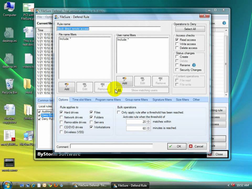 File Sure Stopping data theft via Remote Desktop with FileSure - YouTube