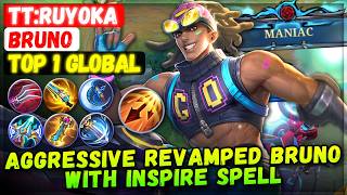 Aggressive Revamped Bruno With Inspire Spell [ Top Global Bruno ] TT:Ruyoka