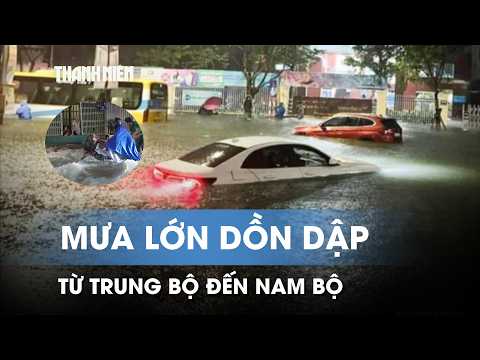 Heavy rain sweeps from Central to Southern Vietnam