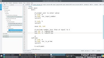 [Illustration] MIPS Assembly Language: Checking if Input Integer is Prime Number Using Loops
