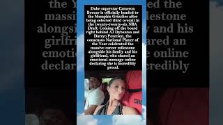 Cameron Boozer's Girlfriend Reacts to Shocking Memphis Grizzlies NBA Draft Pick! #CameronBoozer #NBA