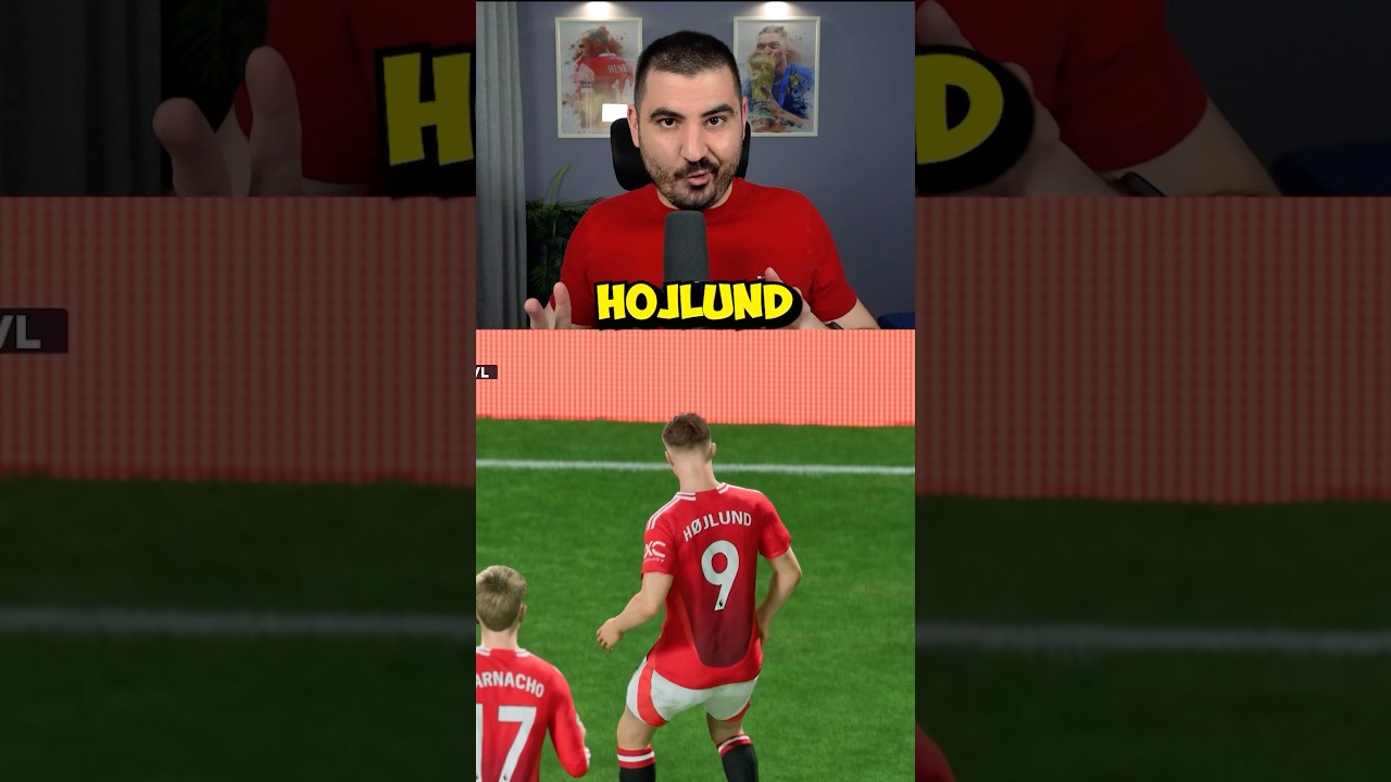 Rasmus Hojlund Is Amazing Young Striker in FC25 Career Mode! 🔥
