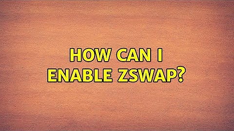 Ubuntu: How can I enable zswap? (2 Solutions!!)