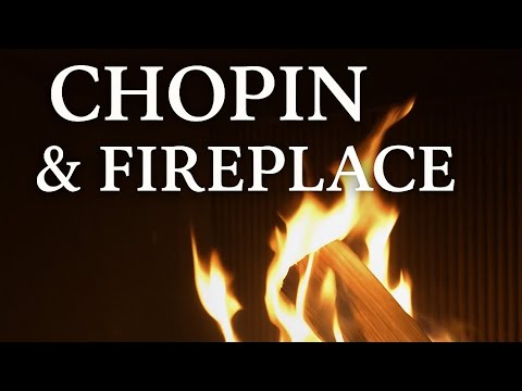 1 Hour Of Fireplace Ambience With Chopin Relaxing Piano Crackling Fire Sounds