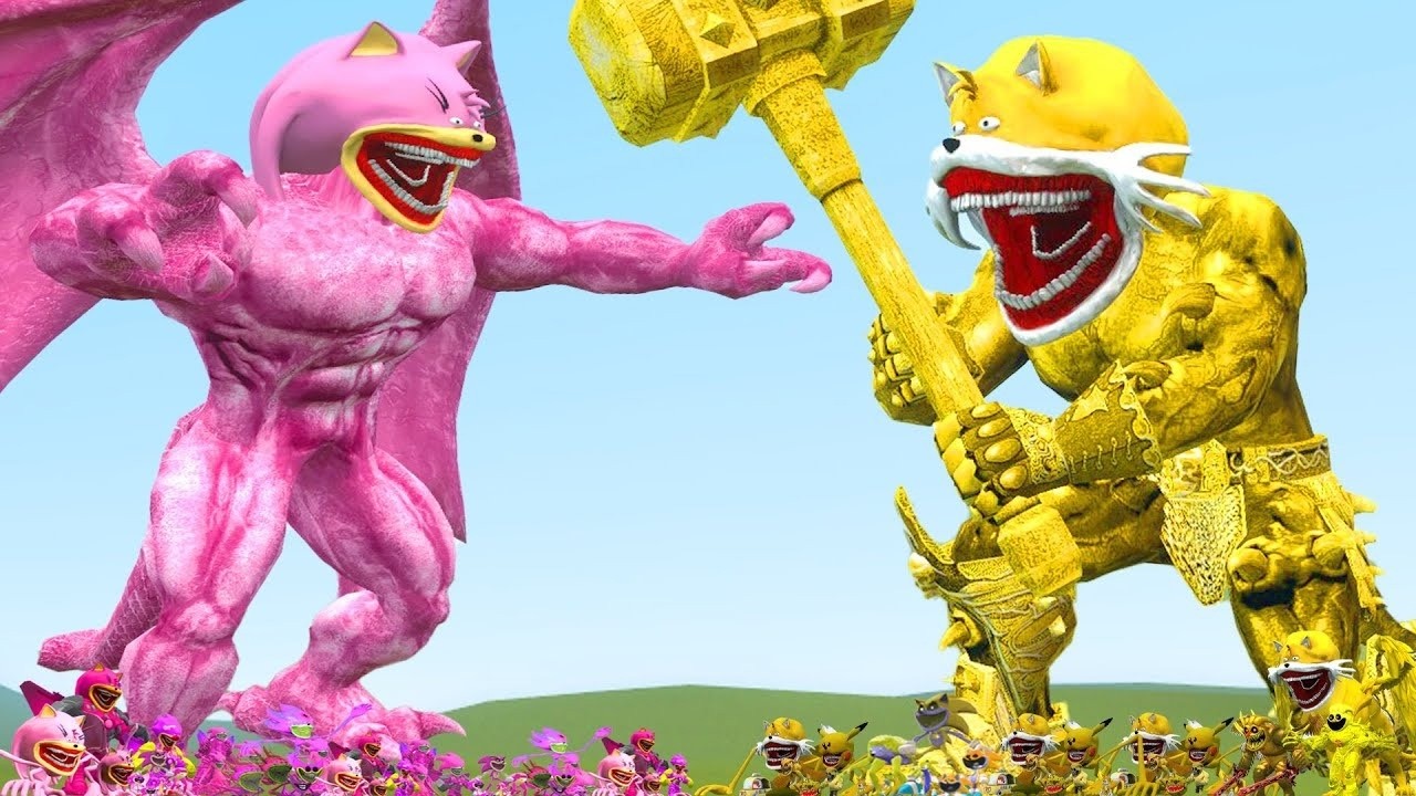 NEW THOR SHIN TAILS TAPES FAMILY VS ALASTOR SHIN AMY TAPES FAMILY In Garry's Mod !!?