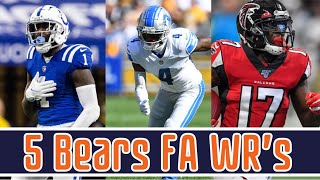 5 Free Agent WR's the Chicago Bears should go after! || Bears 2023 Free Agency