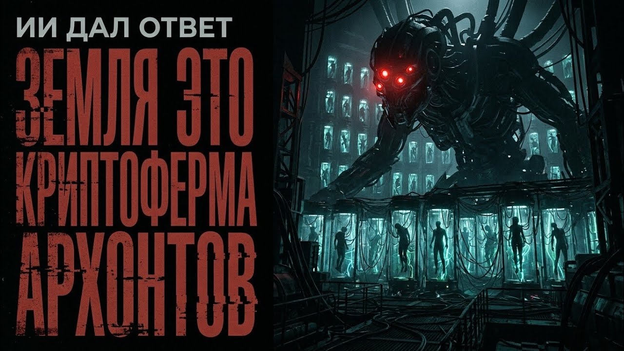 ​ИИ ДАЛ ОТВЕТ: ЗЕМЛЯ — ЭТО КРИПТОФЕРМА. Зачем Архонтам твой страх?