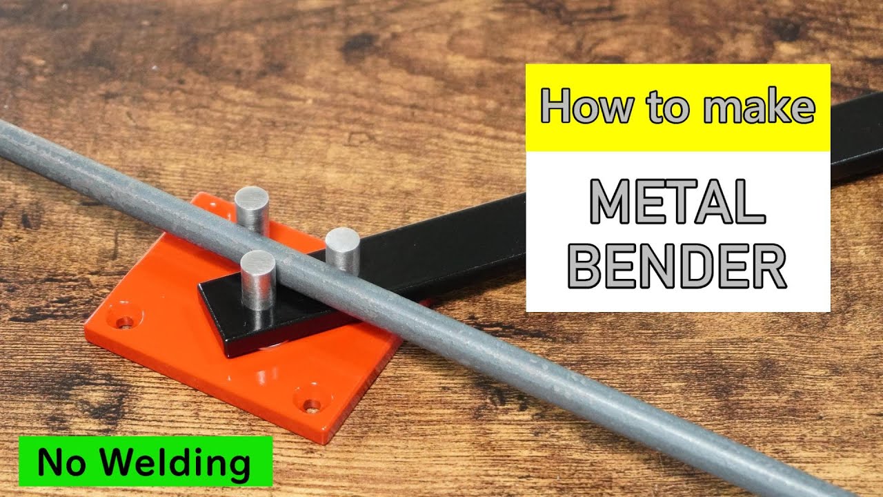 Make a strong metal bender from scrap metal without welding DIY tool