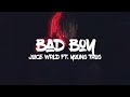 Juice WRLD ft. Young Thug - Bad Boy (Lyrics Video)