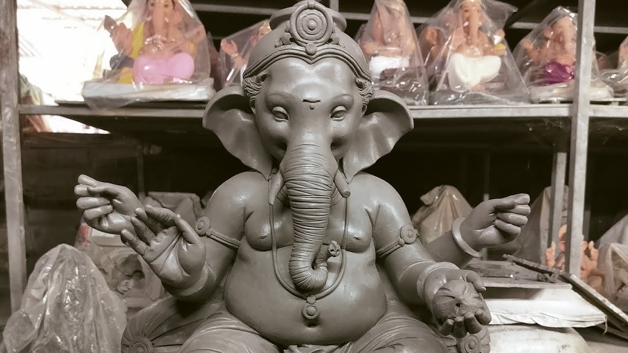 Ganesh Idol Making By Vishal Dugal .  How To Make Ganesh Idol 2026 || Clay Model 2026||