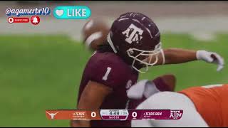 Ea Sports College Football 26 Texas Vs Texas A&M Ps5 Gameplay