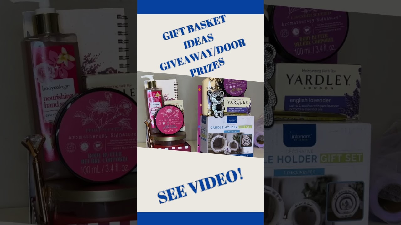 Gift Basket Ideas for a giveaway or door prize 