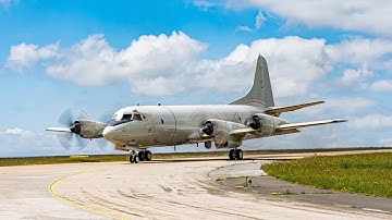 [4K]Naval Air Wing 3 „Graf Zeppelin I Lockheed P-3 Orion & Westland Lynx,  Low-Level approach & more