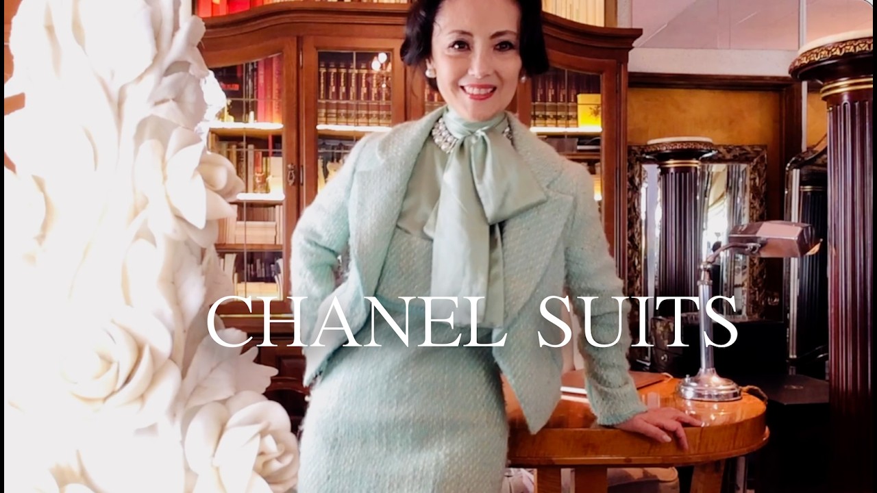 Кимиэ Шингёдзи, 60 лет, сочетает костюм Chanel с платьем ручной работы для девичника в Гиндзе и т.д.